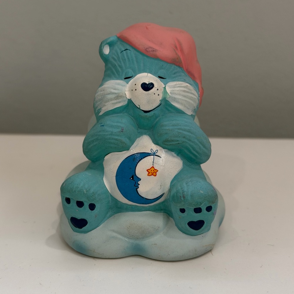 Vintage 1984 Care Bears‎ Bedtime Bear #53236 Ceramic Figurine American Greetings